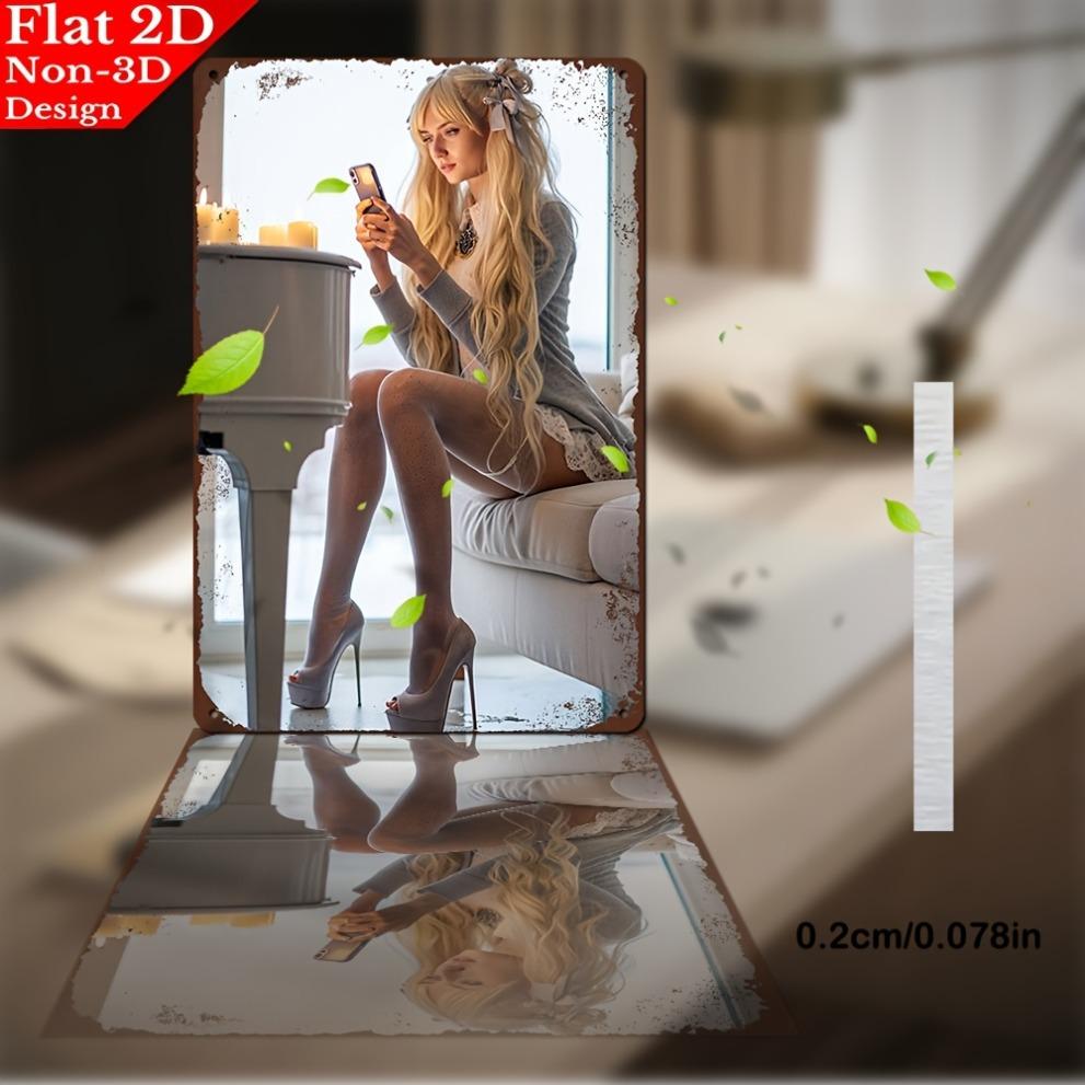 Vintage Metal Sign 12x16 Inch, Retro Wall Decor for Bar Cafe Home Garage Man Cave, Aluminum Art Plaque Gift