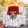 1pc B-Benfica Theme Blanket - Digital Print, Polyester, Cozy for All Seasons, Perfect for Outdoor, and Travel