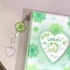 Heart Star Beaded Keychain Pendant Cute Decoration Pendant Keyring Charm