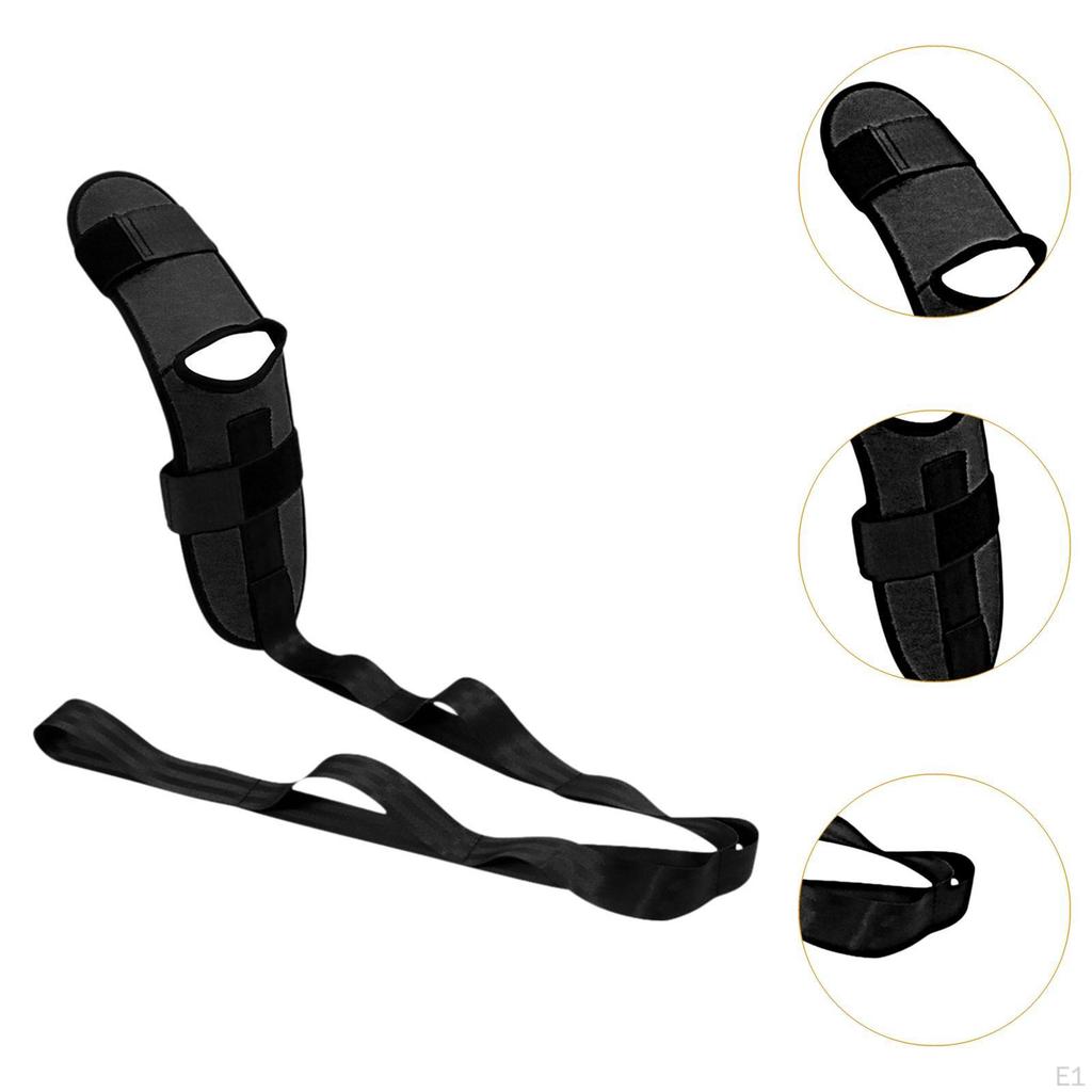 Stretch Strap with Loops Exercise Stretcher for Foot and Calf Non Elastic Yoga Ballet Dance