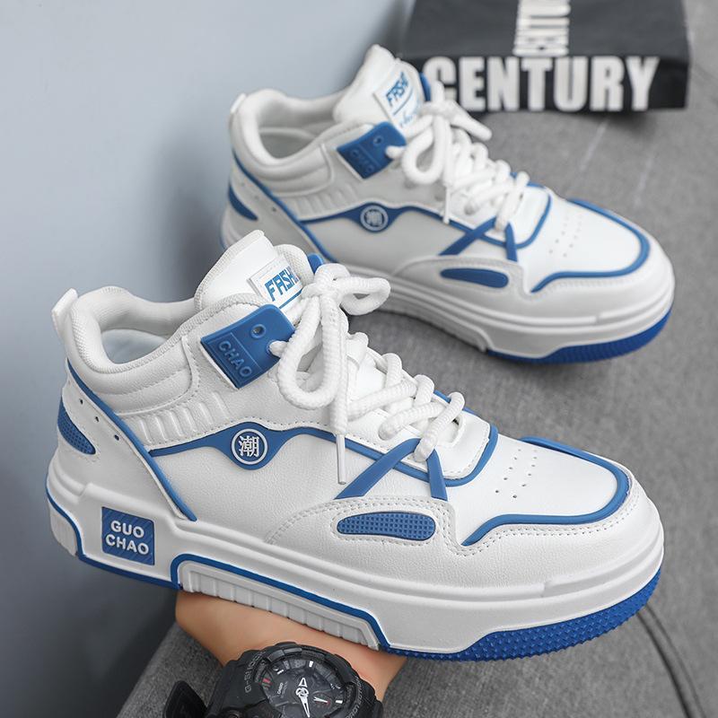 Internet Celebrity Popular Men's Shoes Spring and Autumn 2025 New Platform Sports Breadboard Shoes Youth Leisure Putian Tide Shoes