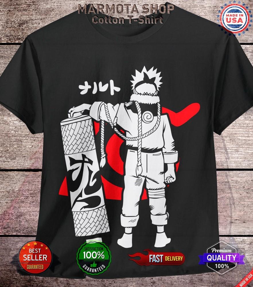 

Naruto Uzumaki Shirt Shippuden Kurama Kyubi Anime Unisex Tee T-Shirt All Size 2XL