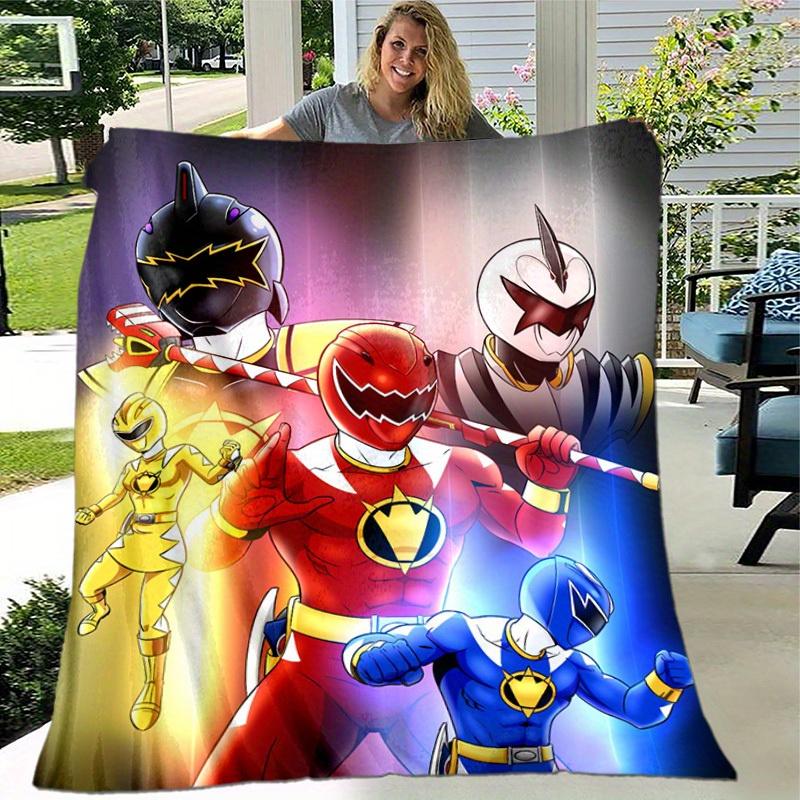 1pcPower Rangers Blanket - Soft and Comfortable for All Seasons - Perfect Gift for Fans of