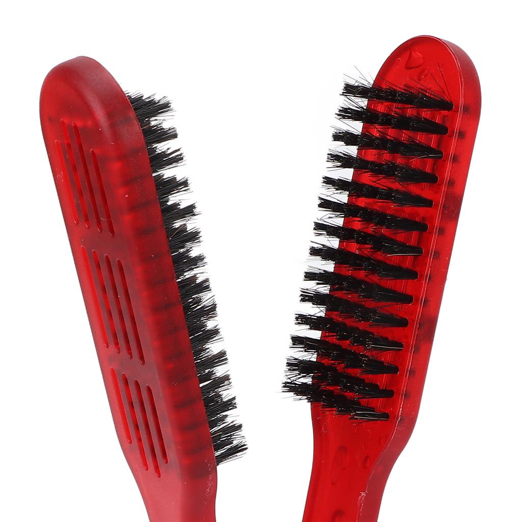 Hair Straightener Brush High Temperature Resistance Double Side Hair Straightening Styling Brush