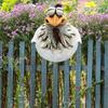 1PC Chicken Fence Decor Statues Resin Garden Farm Yard Chicken Hen Sculpture Art Craft Courtyard Housewarming Home Decoration