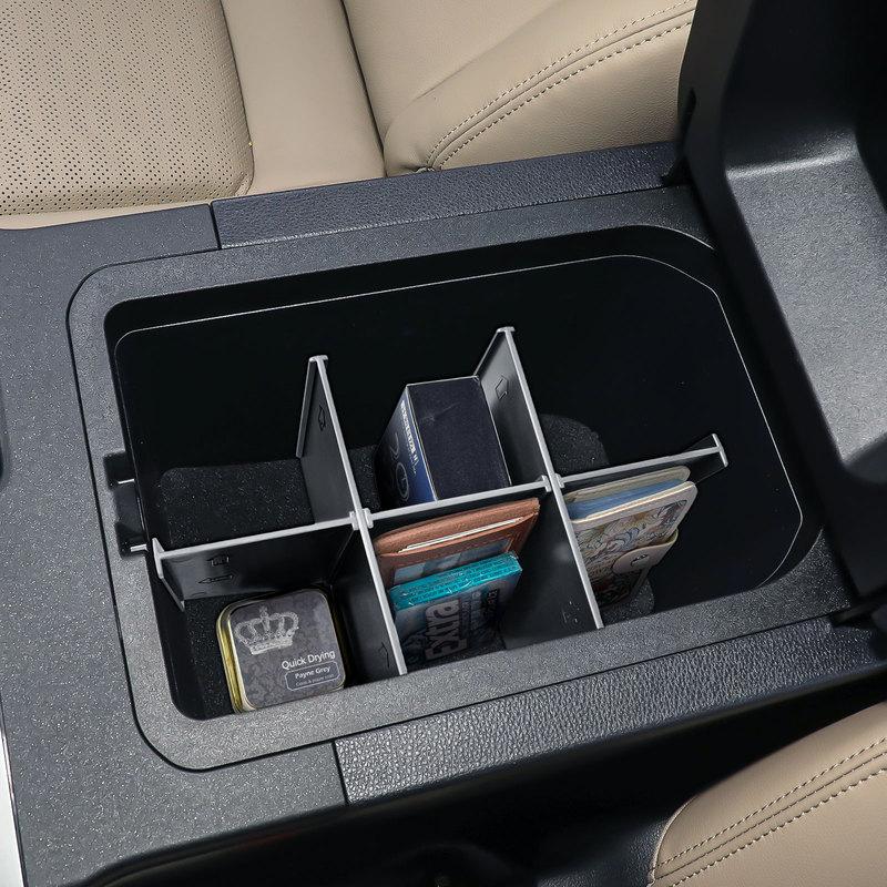 Center Console Dividers Tray for Toyota Land Cruiser 250 Prado J250 2024 2025 Armrest Storage Box Interior Car ABS Accessories