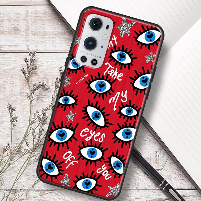 Lucky Eye Blue Evil Eye Print For Realme 10 11 Pro Plus GT Neo 5 2T C55 C35 C33 C31 C30 C21Y OnePlus Nord 3 CE 2 Lite Case