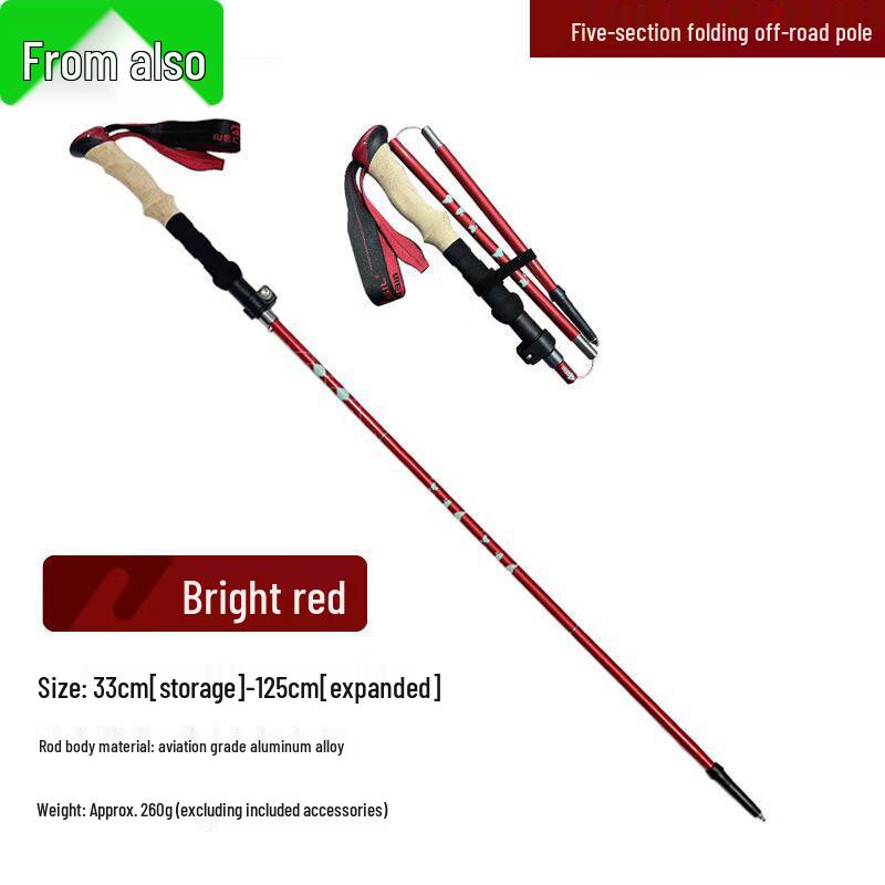 Congye Folding Telescopic Aluminum Trekking Pole