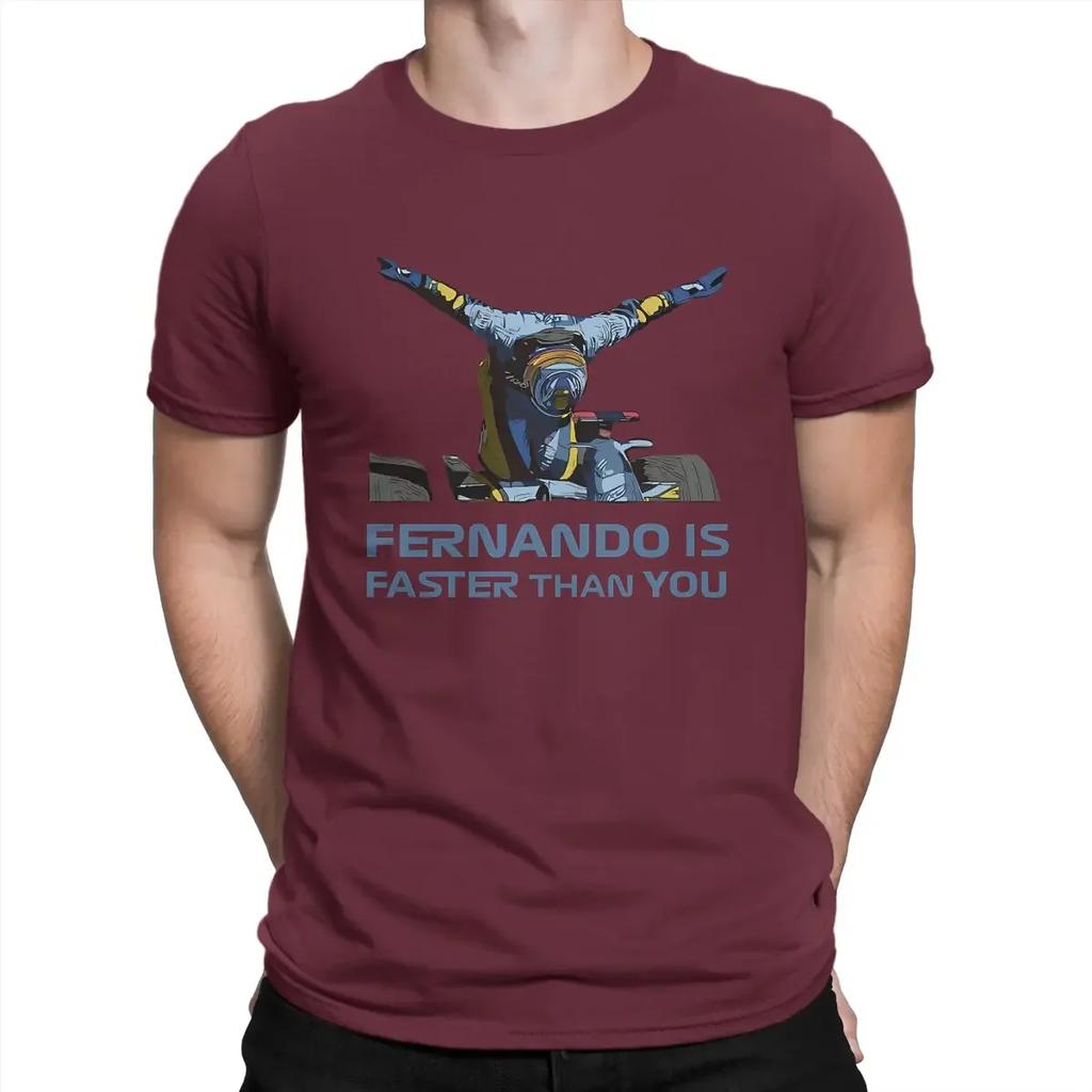 Harajuku Hipster Fernando Unisexs TShirt Graphic Shirts Is Faster Than You Individuality T Shirt Unisex Clothing Streetwear T Shirts