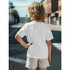 European Sizes Peng Xu Photo Neutral Cat Cotton Short-sleeved T-shirt American Fashion Cute Printed Boys' Bottoming Shirt