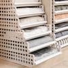 Kunststoff-Mehrschichtiger Kleiderschrank-Aufbewahrungsständer-Stapelbarer Schubladen-Organizer Kleideraufbewahrungsbox mit Fächern Heimorganisation