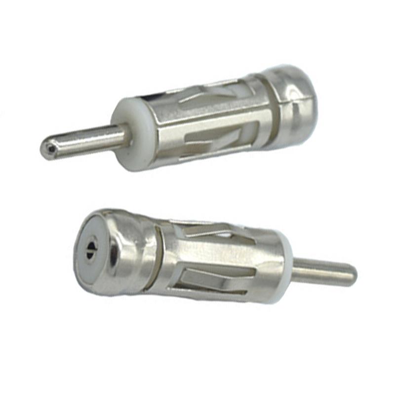 Antenna Adapter Universal Car Vehicle Aerial Antenna Mast Adapter Stereo Radio ISO To Din Metal Alloy Mast Adapter Connector