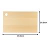 Umezawa Woodcraft Co., Ltd. Aomori Hiba Cutting Board, 39 x 24 x 2 cm