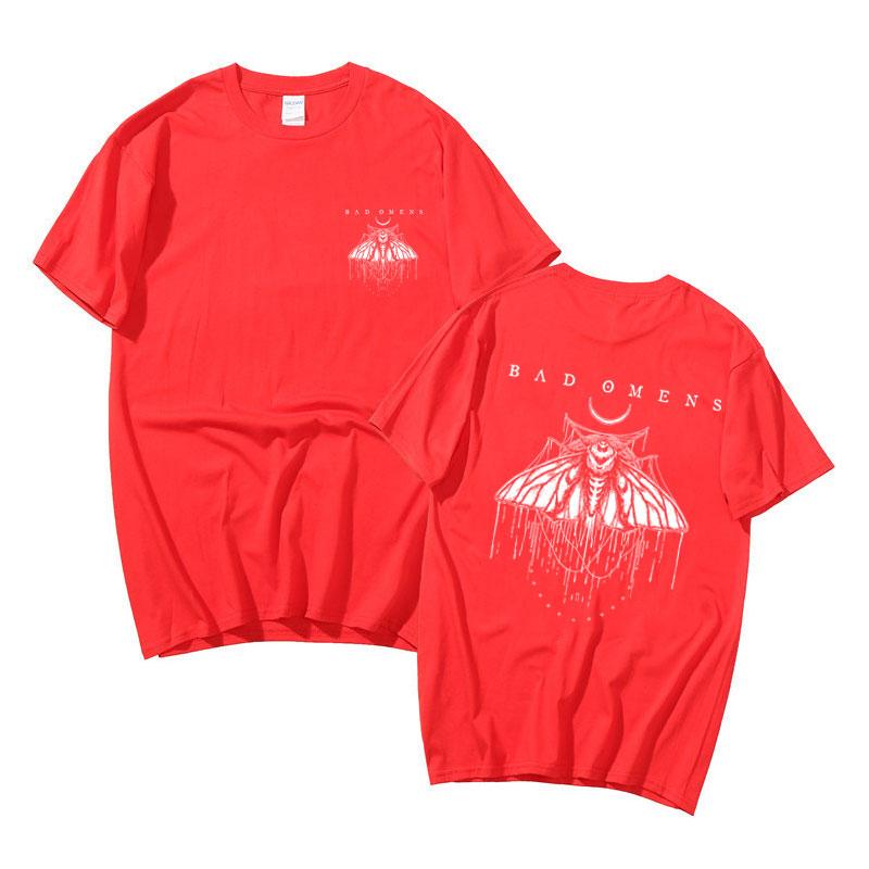 Bad Omens Band Grafická trička Krátký rukáv Párová Rock Punk Gotický Streetwear Pánské Topy Tričko Pánské Vintage Oversized Trička