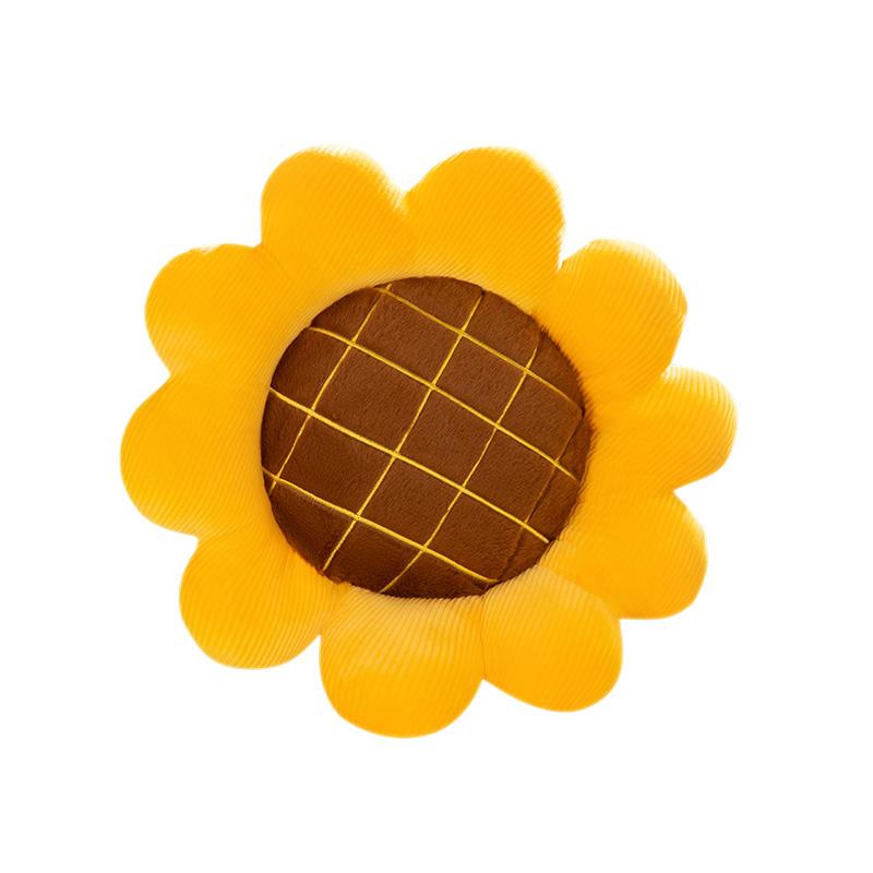 Cuscino Peluche Girasole 35x40x50cm Petali di Fiore Ripieni Cuscino per Seduta Decorazione Divano Sedia Supporto Lombare Peluche Regalo