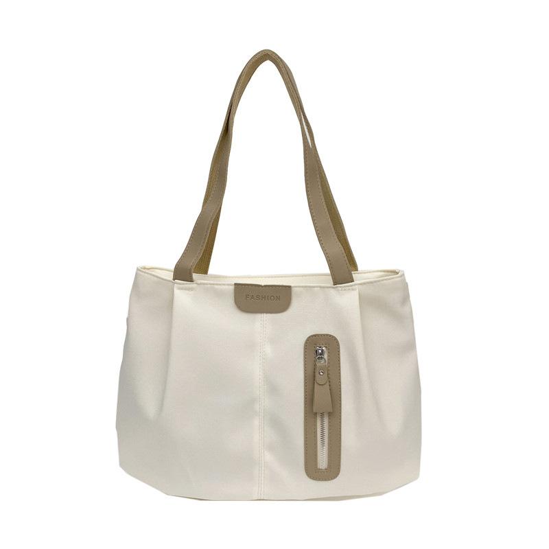 New shoulder bag large-capacity canvas bag high-value foreign versatile nylon big bag student tote bag