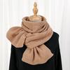 Marke Warmer Karomuster Kaschmir Poncho Schal Schal Luxuriöser Druck Dicke Pashmina Winterdecke Wickel Bufanda Lässiger Hijab Stolen Echarpe