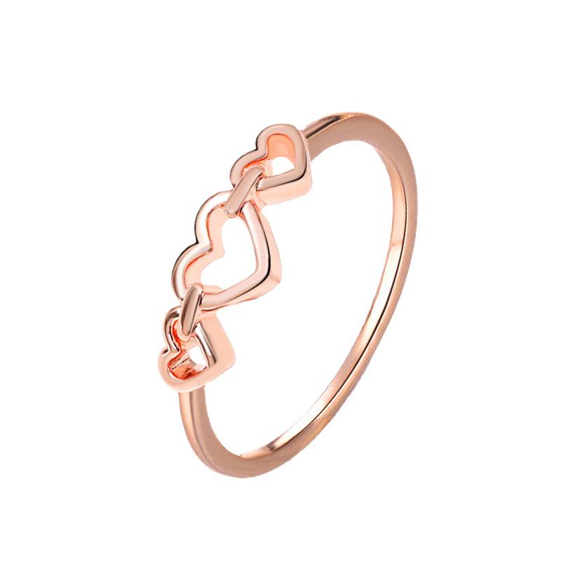 Trendy Diamond Butterfly Heart Open Ring - Unique Musical Note Design for Couples