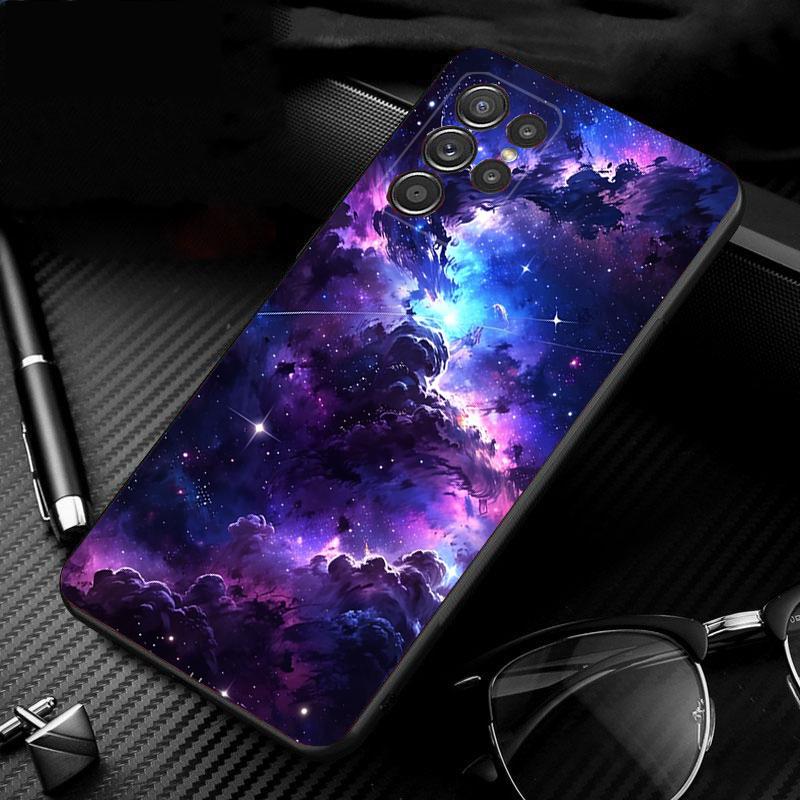 Phone Case For Samsung Galaxy S25 S24 S23 S22 S21 Ultra S24 S23 S22 S21 S25 Plus S24 S25 FE Space Universe Star