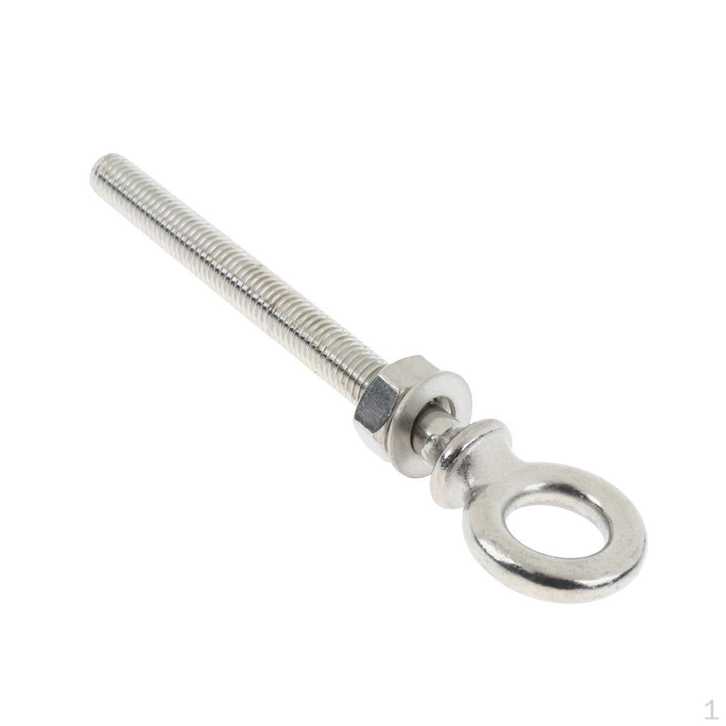 

Eye Bolt Kit Stainless Steel with Nut and Washer M6 0mm M10 100mm