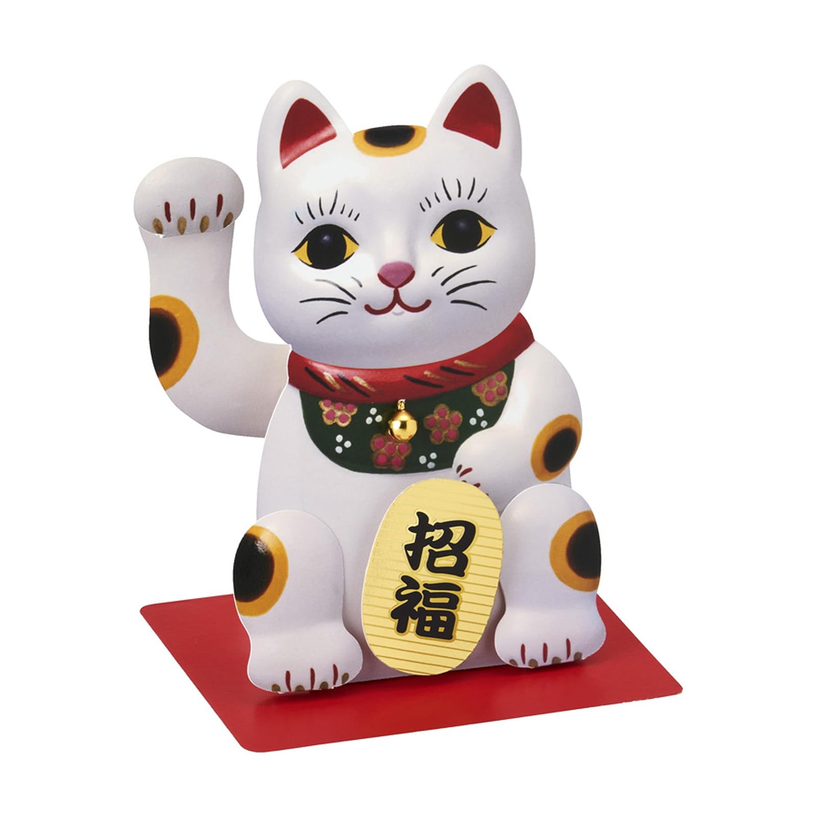 

Sanrio Message 453897 Card, Multipurpose, Maneki-neko (Lucky Cat) WA4-5 белый