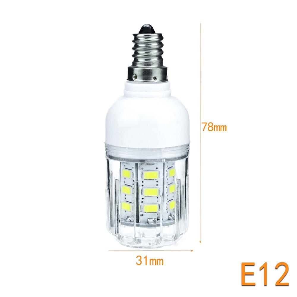 DC 12V 24V E27 G9 GU10 LED Corn Light Bulbs E26 E12 E14 B22 Spotlights 7W 27LEDs Home Bright Table Desk Lamps Indoor Lighting