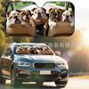 Platform Rottweiler Black Dog Print Car Front Glass Sunscreen Sunshade