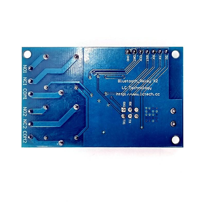 5V Dual-Channel Bluetooth Relay Module IoT Smart Home Android Phone APP Wireless Remote Switch