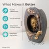 Buddha Water Fountain for Home Decor/LED Lights/Waterfall Fountain Indoor Home Decor/Garden Decor Items