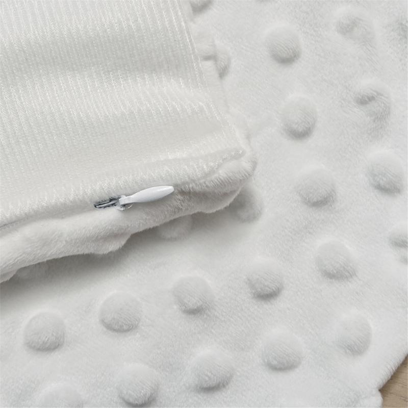 Bean Shape Throw Pillowcase Soft Plush Cushion Cover Durable Machine Washable For Interior Sofa Bed Design