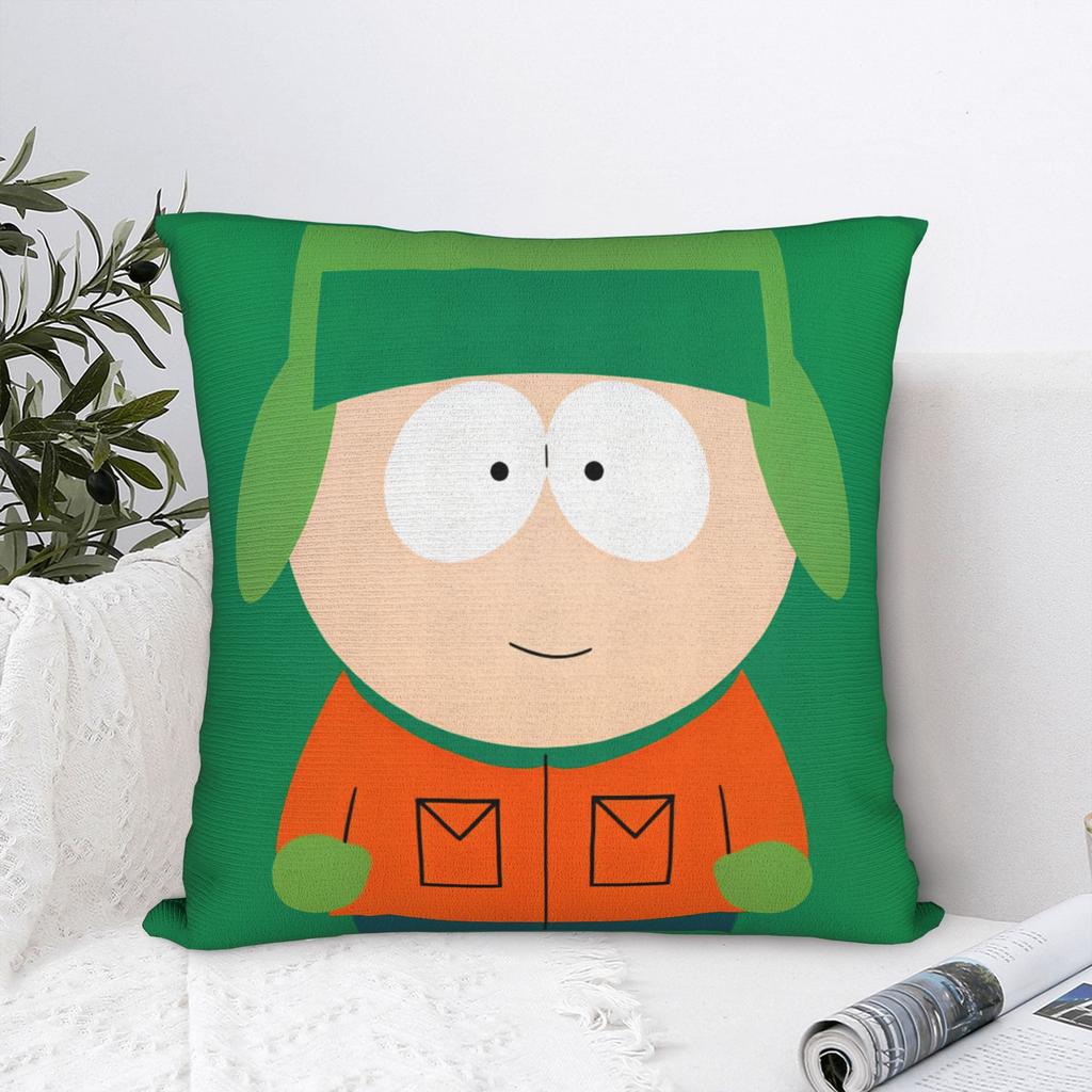 S-south Anime P-park Pillow Cover Graphic Cushion Cover Novelty Pillow Case For Chair Sofa Home Decor