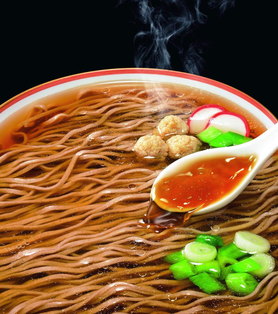 Maruchan Duck Broth Soba X 12 Instant Noodles Green with Duck Broth Toyo Series Osoba-ya's (98g Cups) (Chicken Meatballs, Kamaboko, Onion) Soup,