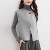 Fanzhen Women's 100% Wool Double-faced Vest