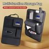 Car Interior Gadgets Seat Back Organizer PU Leather For Lada Vesta Niva Samara Kalina Largus Priora Xray Granta Cross F3