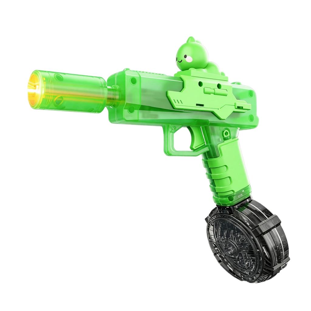 Outdoor Water Gun Toy with Large Capacity Drum Magazine Suitable for Pool Beach Backyard Water Fight Games Durable Plastic Construction