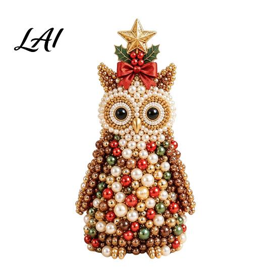 Bastelprojekte-Set DIY Tierbaum-Set mit Perlen 3D Perlenkunst-Set Anfänger-Set Handgemacht Thematisch für Kinder Erwachsene Anfänger Perlen