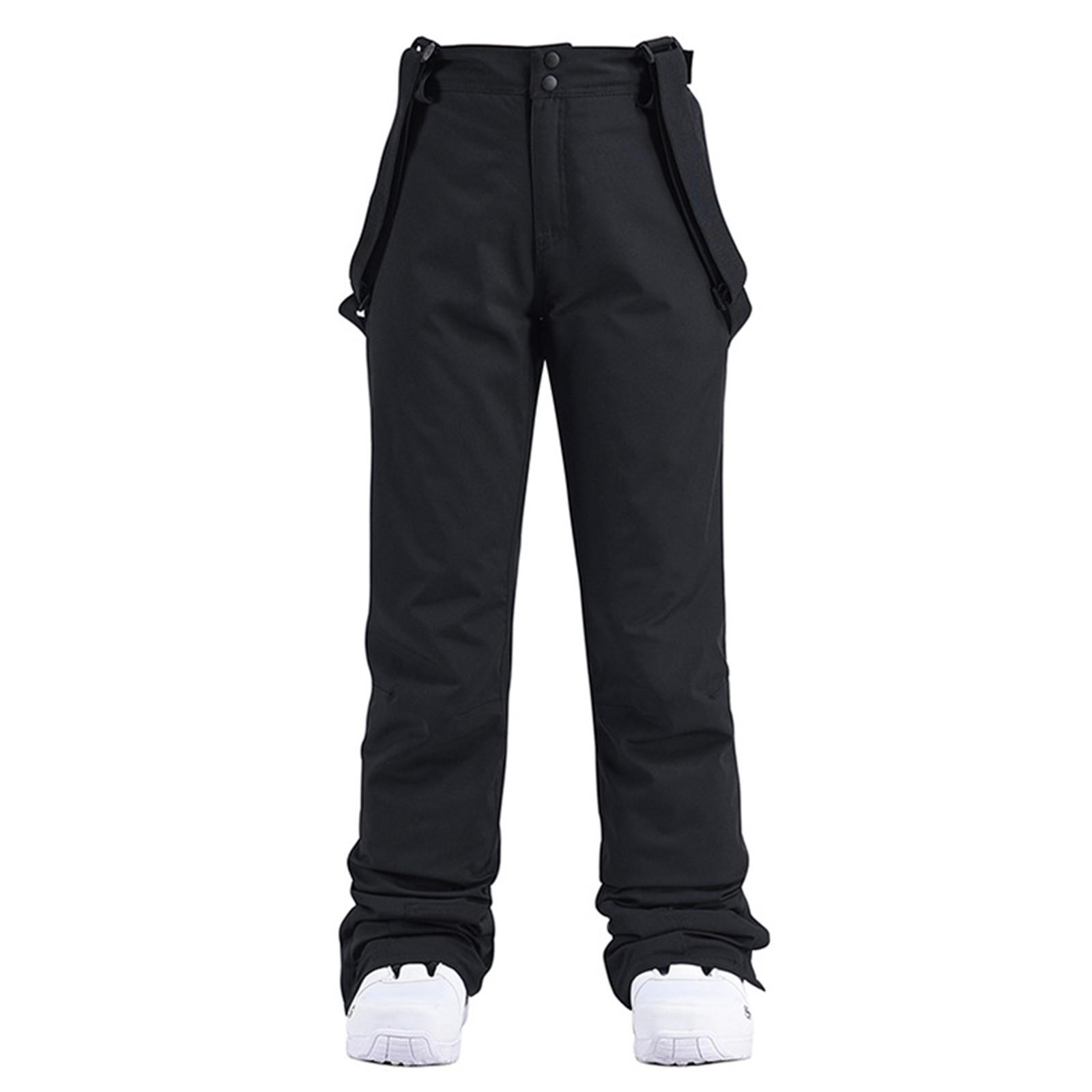 Ski Pants With Men S And Women S Shoulder Straps, Warm Single Board And Double Board Ski Pants L