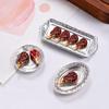 New 10pcs Miniature Simulated Steak Set Vintage Silver Serving Trays Perfect For Dollhouse Kitchen Diorama Craft Projects