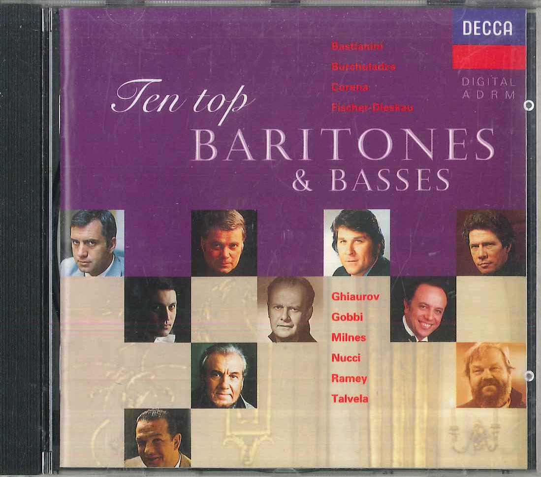 

CD VARIOUS - Ten Top Baritones And Basses 4364642 DECCA Germany Classical Used