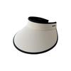 Summer Women's Open-Top Ice Silk Sun Hat: Foldable, UV Protective, Fashionable Wide Brim