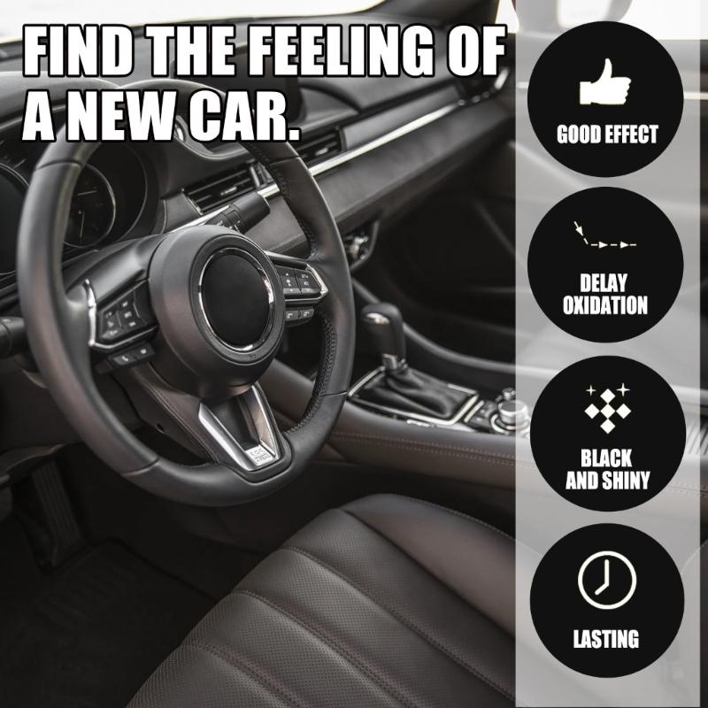 30ml Car Plastic Parts Restorer Plastic Crystal Coating Plastic Parts Renovation Coating Revitalizing Coating Agent