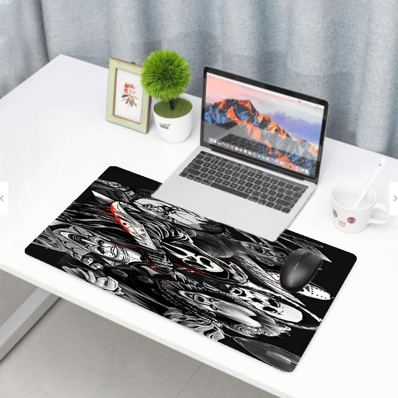 Horrorfilm Druck Mauspads, Anti-Rutsch Schreibtisch Tastaturmatte, für PC Laptop Gaming Arbeiten Tägliche Nutzung, Coole Festival Überraschungsgeschenk