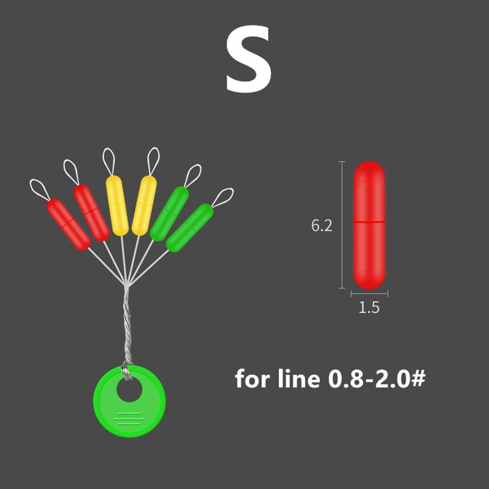 Rubber Stops Line Resistance Fishing Float Oval Floating Stopper Rubber Space Beans Fishing Bobber