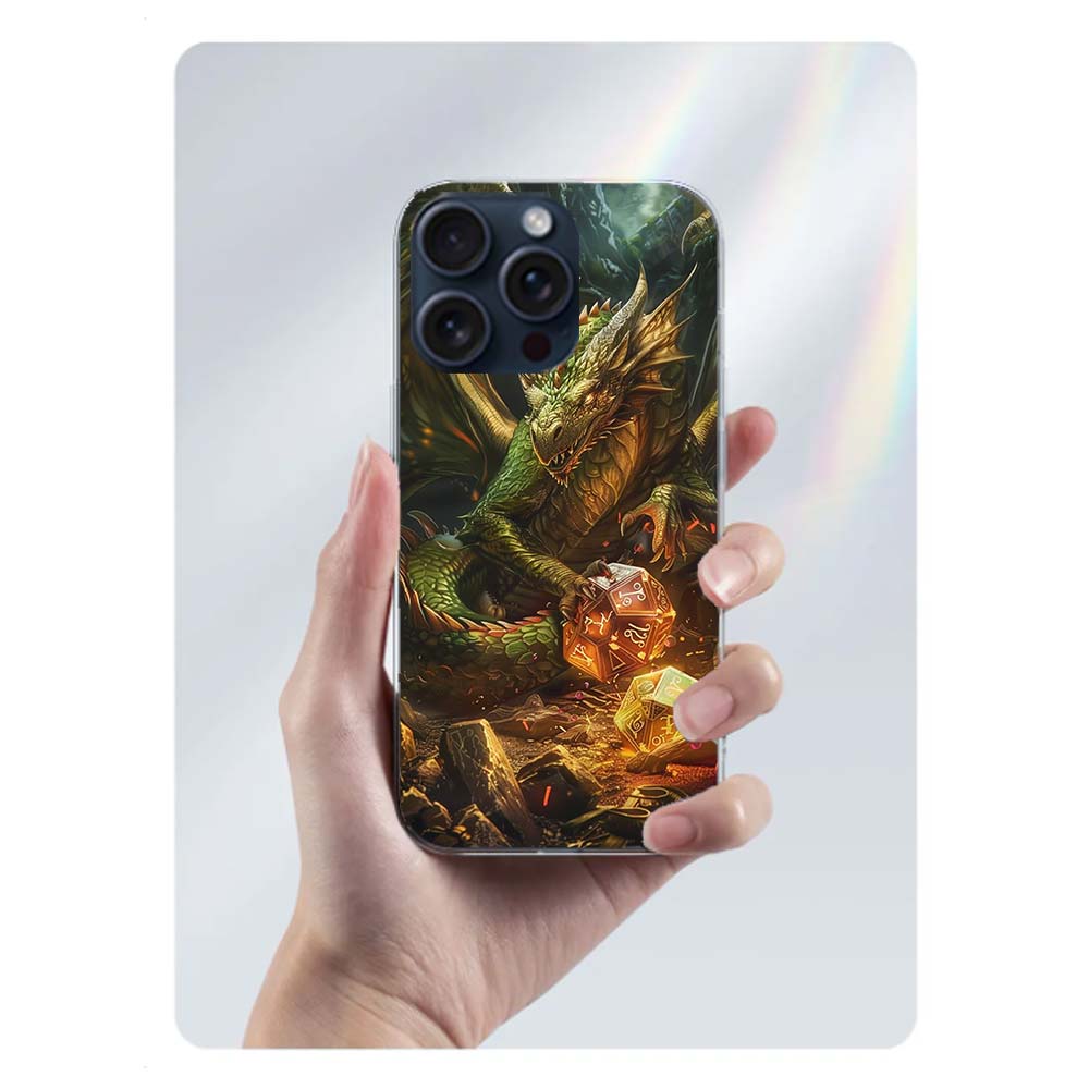 Game D-Dungeons D-Dragons D-DND Clear Phone Case For Iphone 17 Air 16 Pro Max 15 Pro 14 Plus 17E 16E 11 13 12 Mini Cover Cases F
