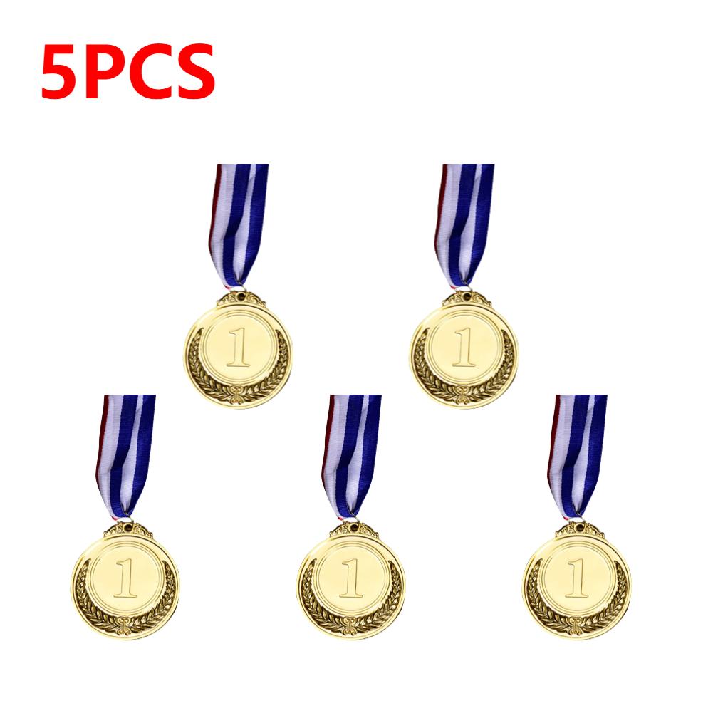 1-10pcs Gold Silver Bronze Prizes Winners Medals Sports Day Competitions Awards Medal Adults Children Outdoor Games Souvenir