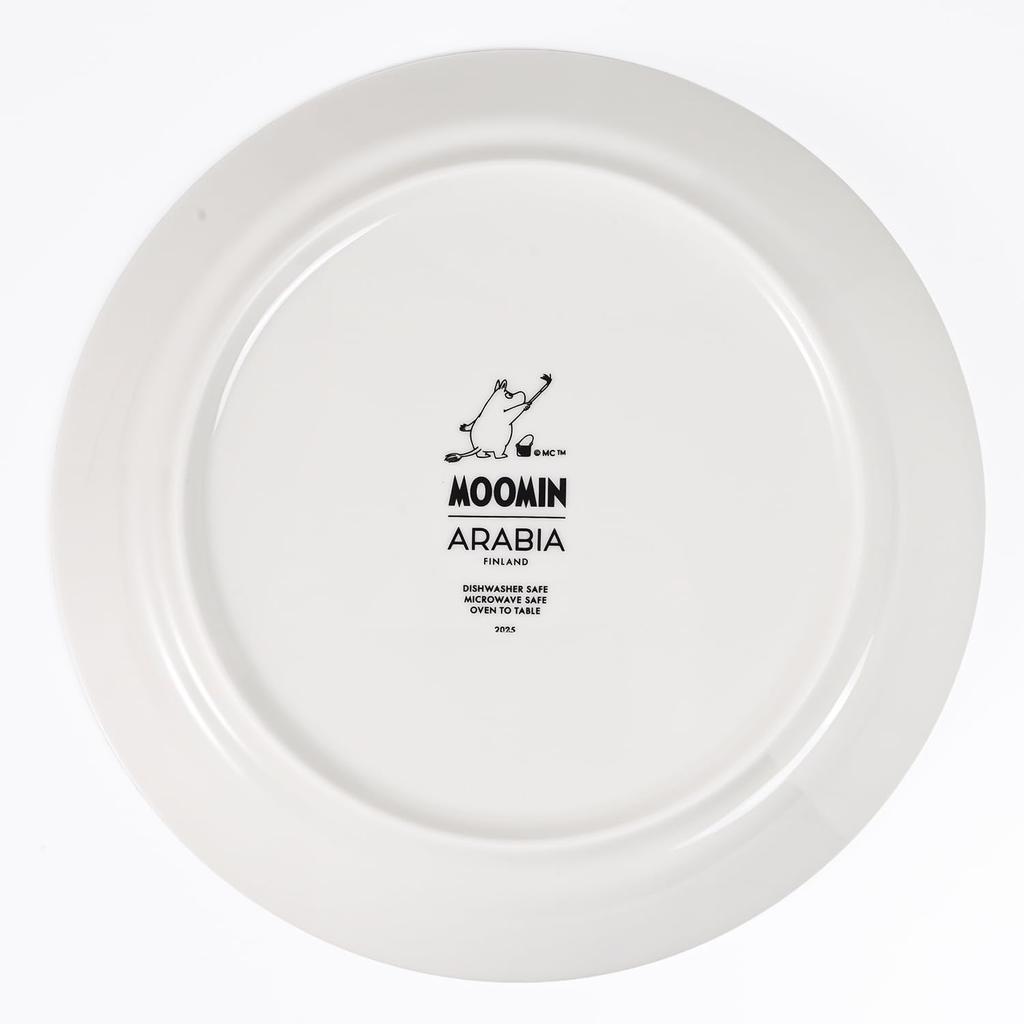 Arabia 19cm 2025 Sommer Limited Edition Mumin Kollektion Strandtag Skandinavische Küche Finnischer Keramikteller, (1076299), Geschirr im westlichen Stil,