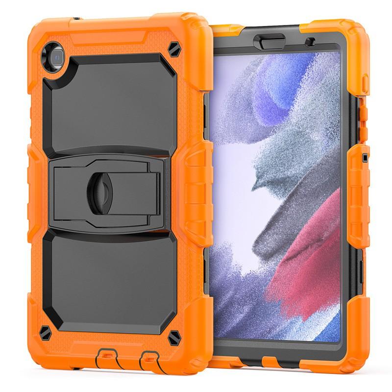 Silicone Tablet Case Galaxy Tab A7 Lite T225PC With Kickstand Shockproof Full Cover In Multiple Colors