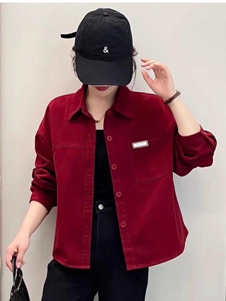 2026 Korean Style Pink Casual Loose Shirt: Trendy & Versatile for Early Spring