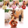 Short Pile Plush Doll With Keyring For Kids And Gift Use