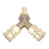 Three Way Tee Pressure Washer Tee Heavy Duty Washer Tee Fitting  Water Line Accessory Use